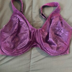 Bali Purple Lace Underwire Bra